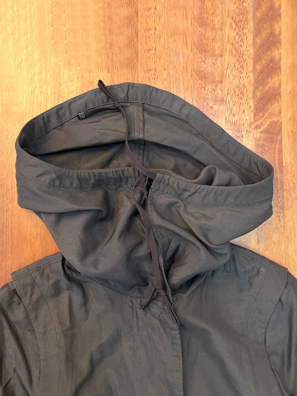 헬무트랭 실크 코튼 레이어드 코트 상품이미지3