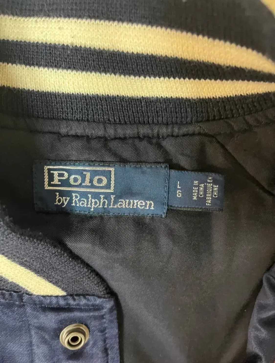 폴로 MLB 새틴 바시티자켓(L 황금사이즈) 상품이미지3