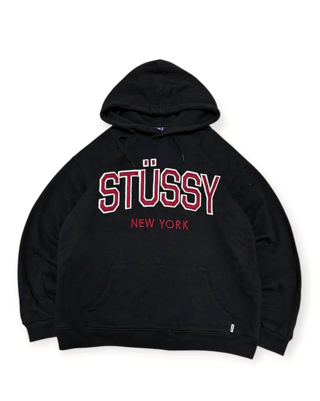 스투시 usa 뉴욕 블랙 후드티 상품이미지1