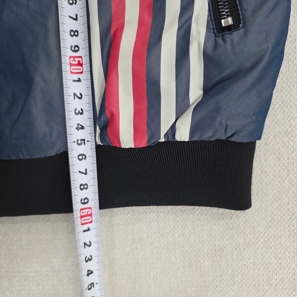 [M] 명품 체크 블루종 점퍼 0202J 상품이미지8