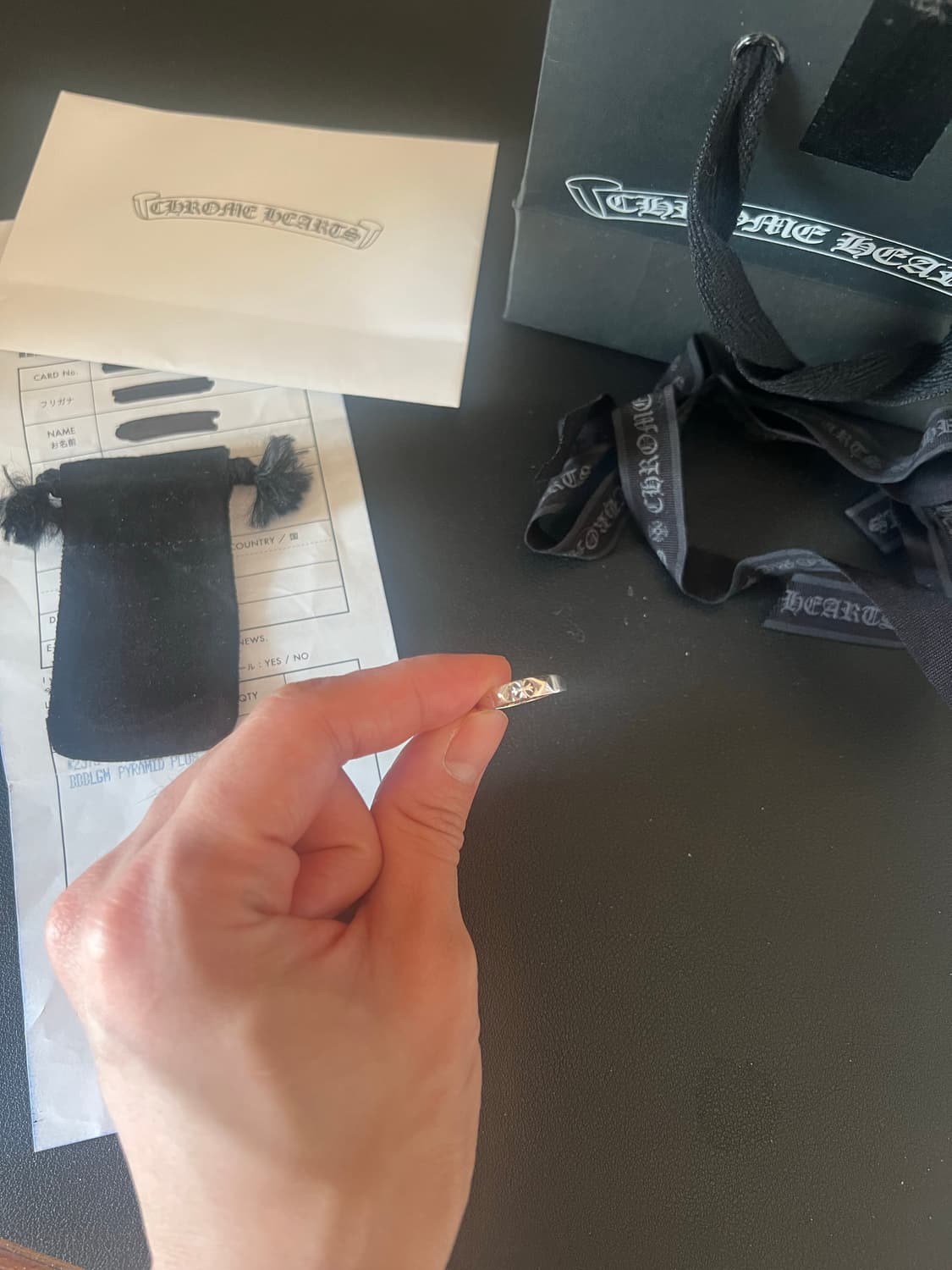 크롬하츠 피라미드 플러스 버블검링 us6.5 상품이미지2