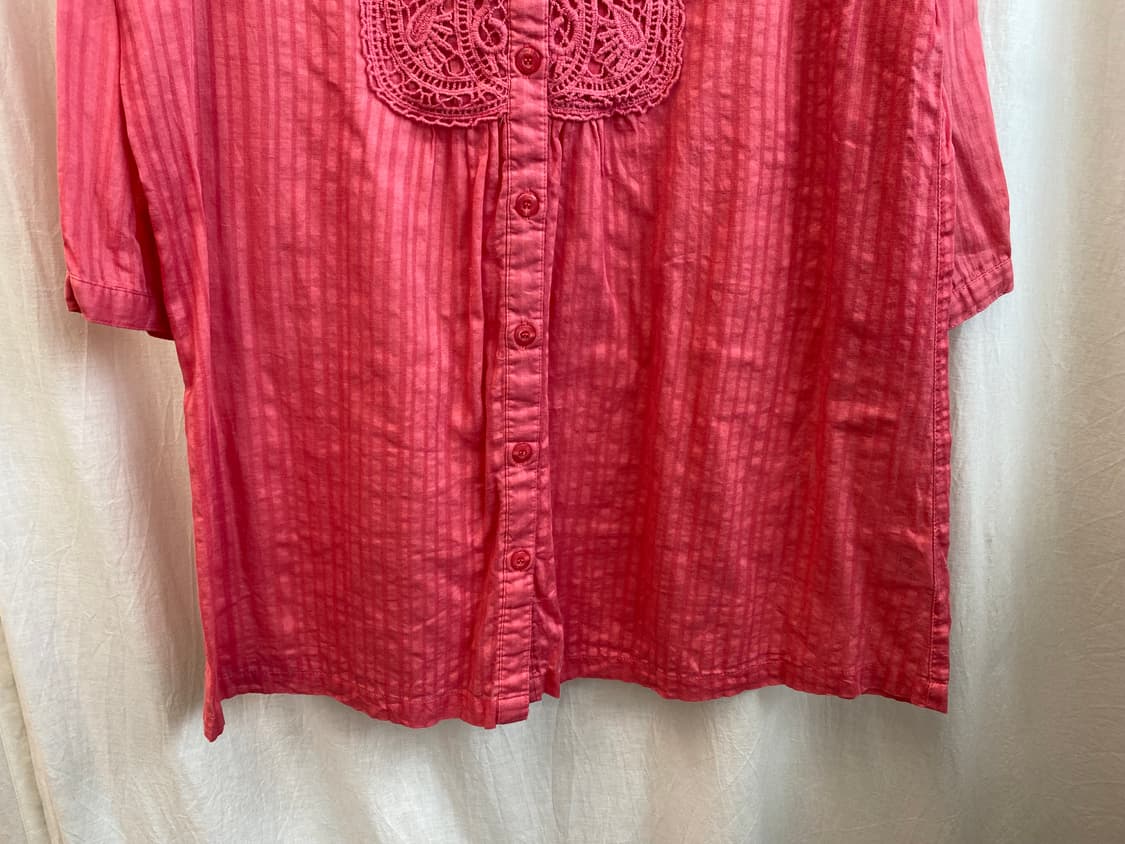 ON LOVE OFF 마젠타 7부 블라우스(M) 상품이미지7