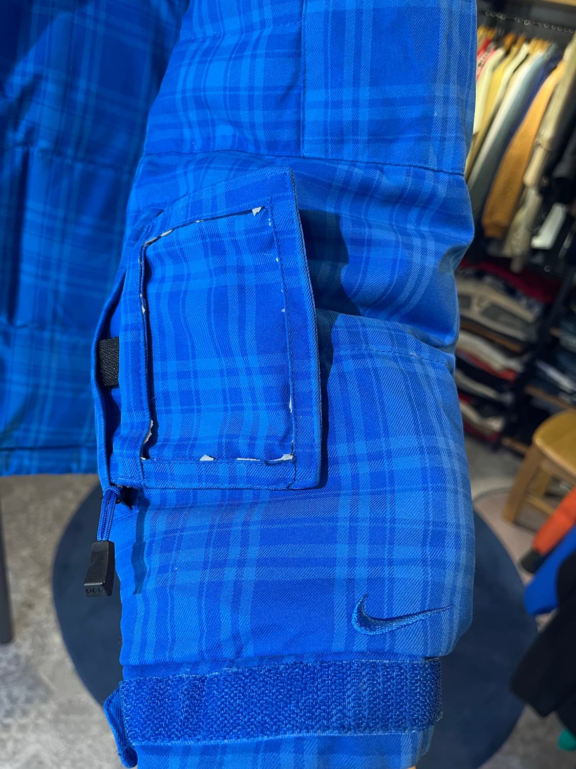 나이키 ACG 구스다운 패딩 재킷 블루 플래드 상품이미지10