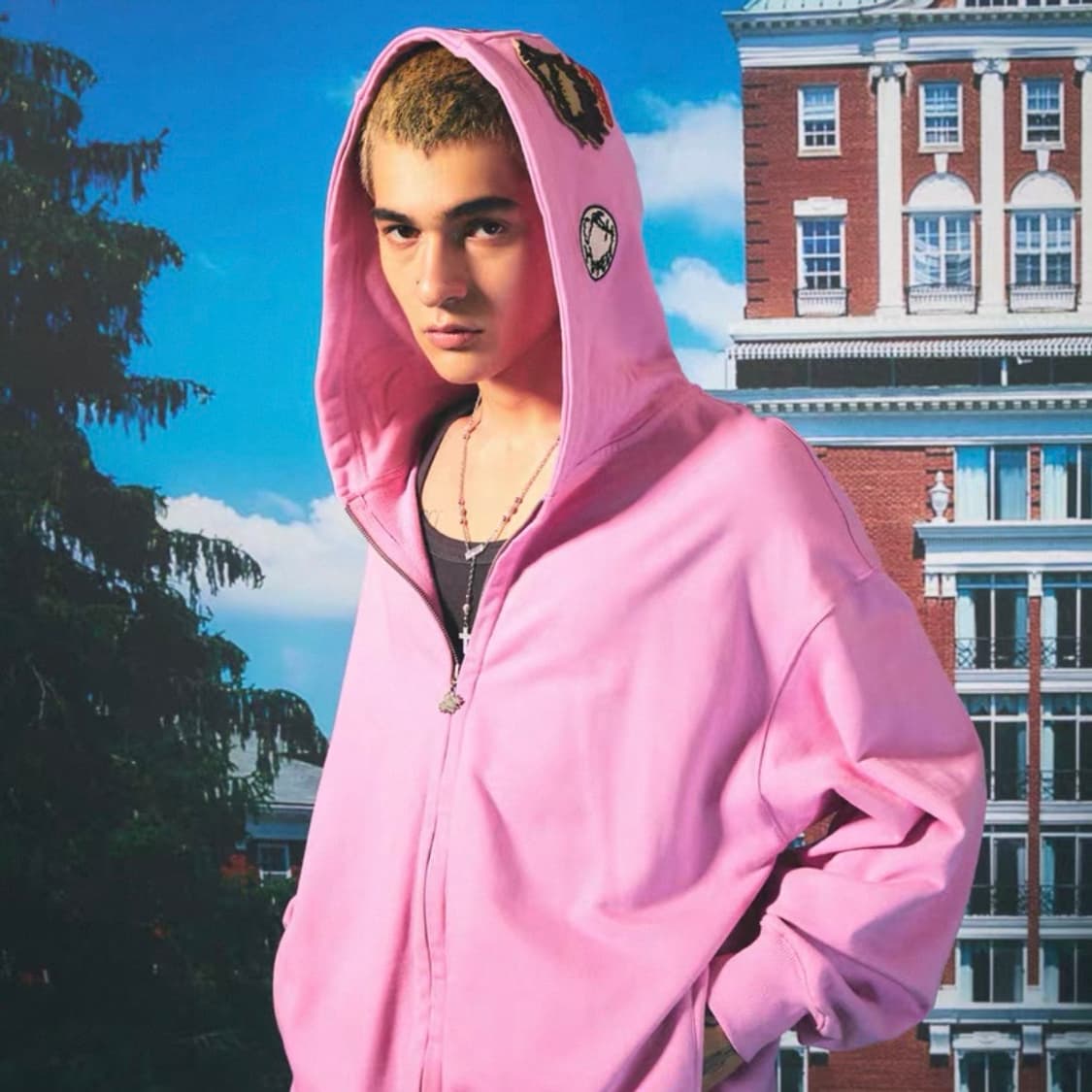 [CASHHOOKED] Pink hoodie zip-up 상품이미지4