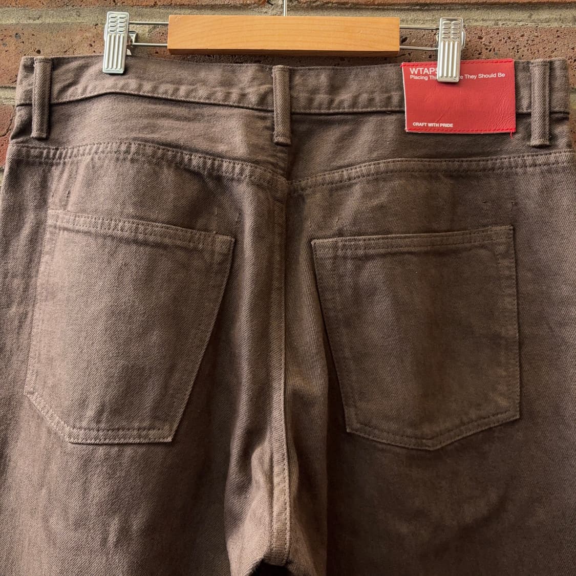 더블탭스 WTAPS 브라운 데님 트라우저 상품이미지7