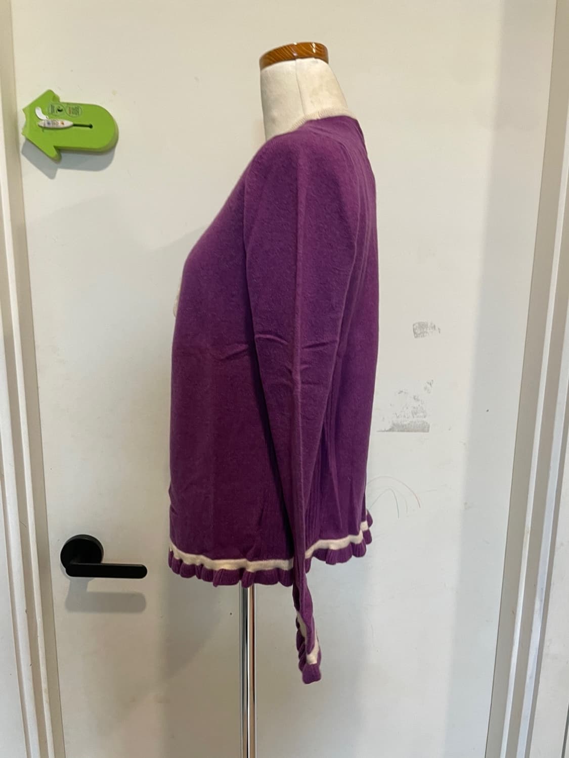 새상품 카프라 capra 캐시미어100% 가디건 상품이미지2