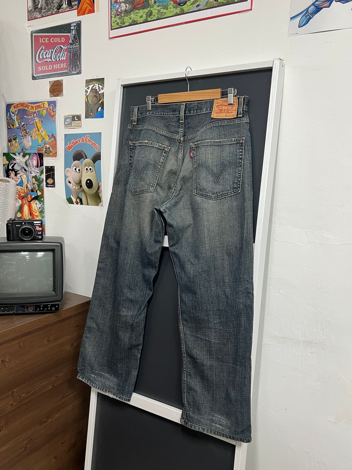 00s Levis 리바이스 569 루즈 스트레이트 데님 팬츠 상품이미지1