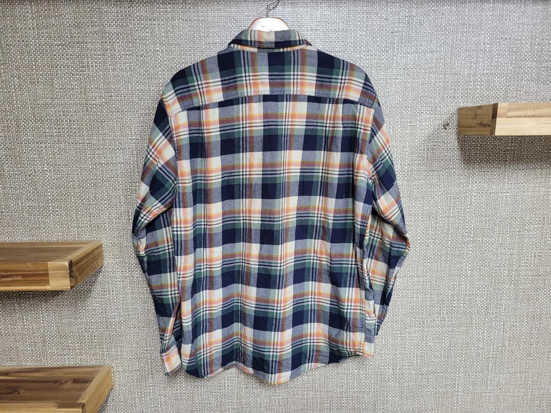 L 100사이즈 유니클로 플란넬 셔츠 아메카지  상품이미지3