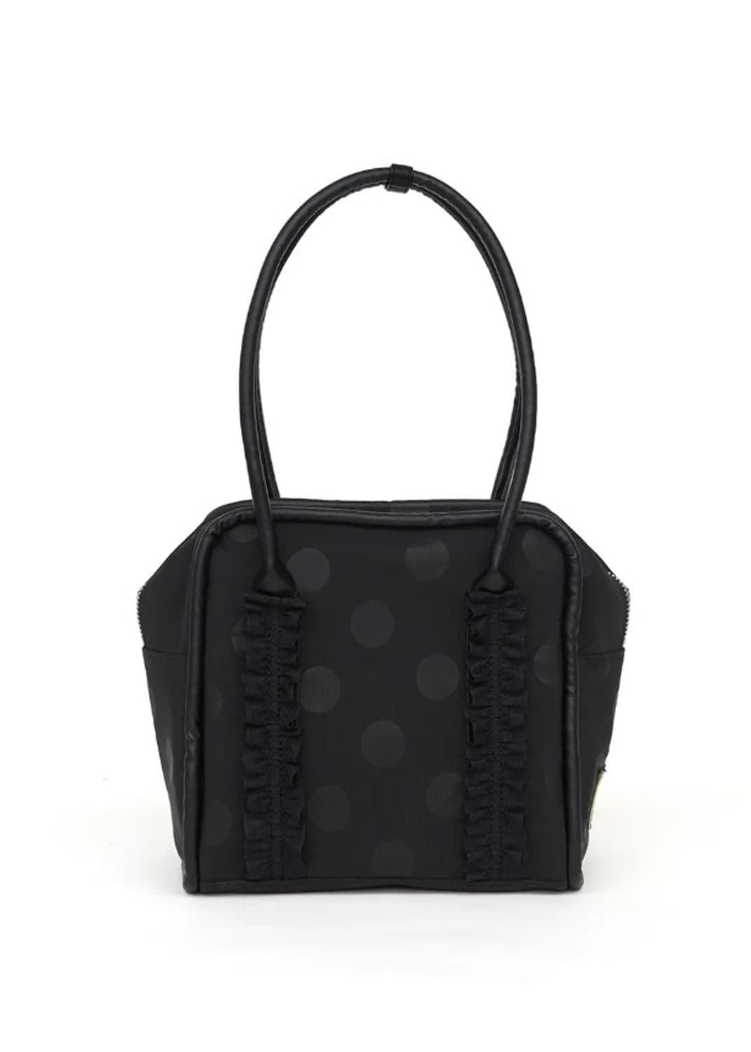 여밈 블랙 도트 토트백 상품이미지2