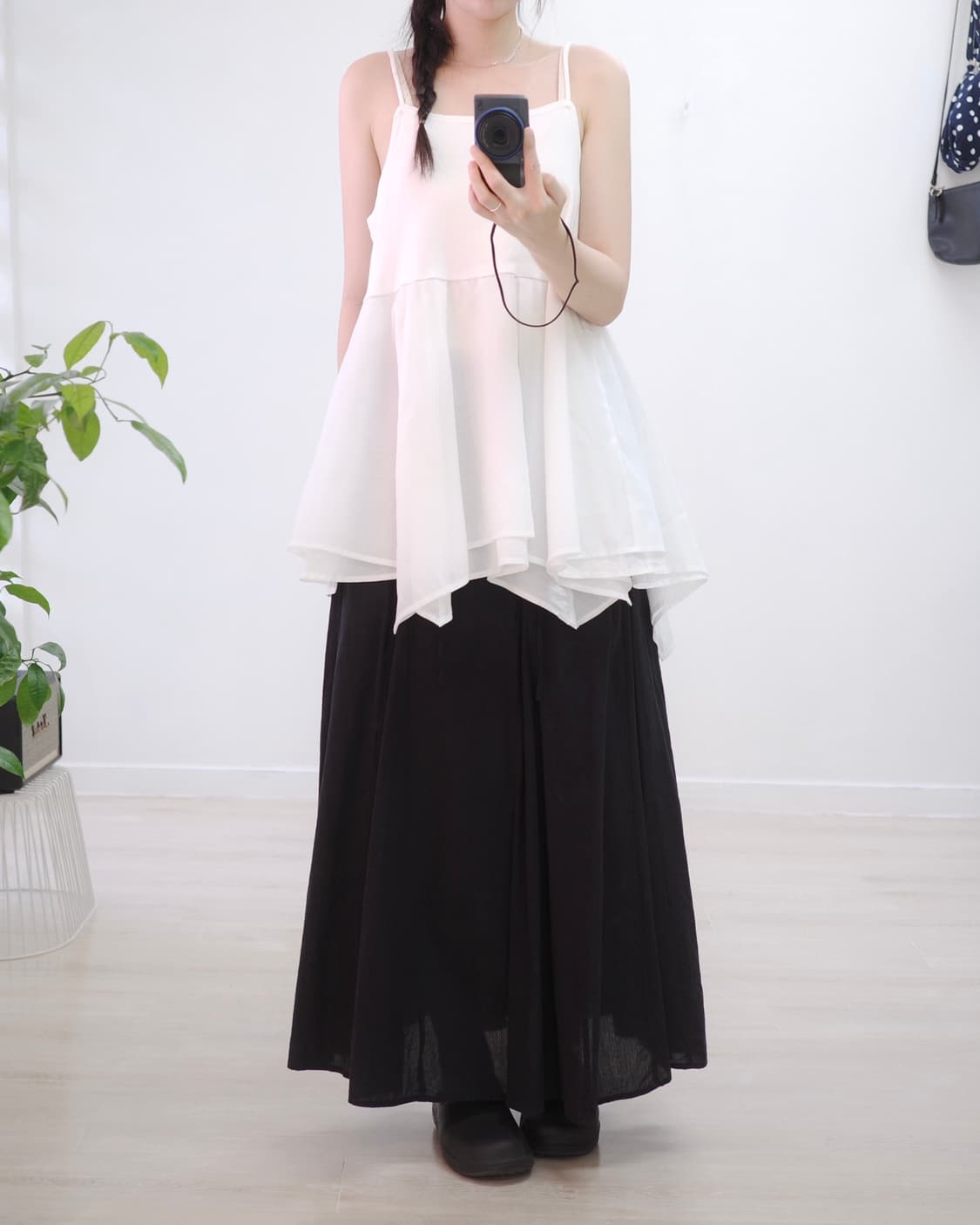 White Layered Sleeveless 상품이미지2