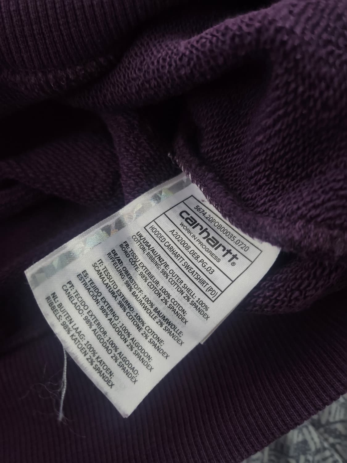 칼하트 wip 후드 상품이미지6