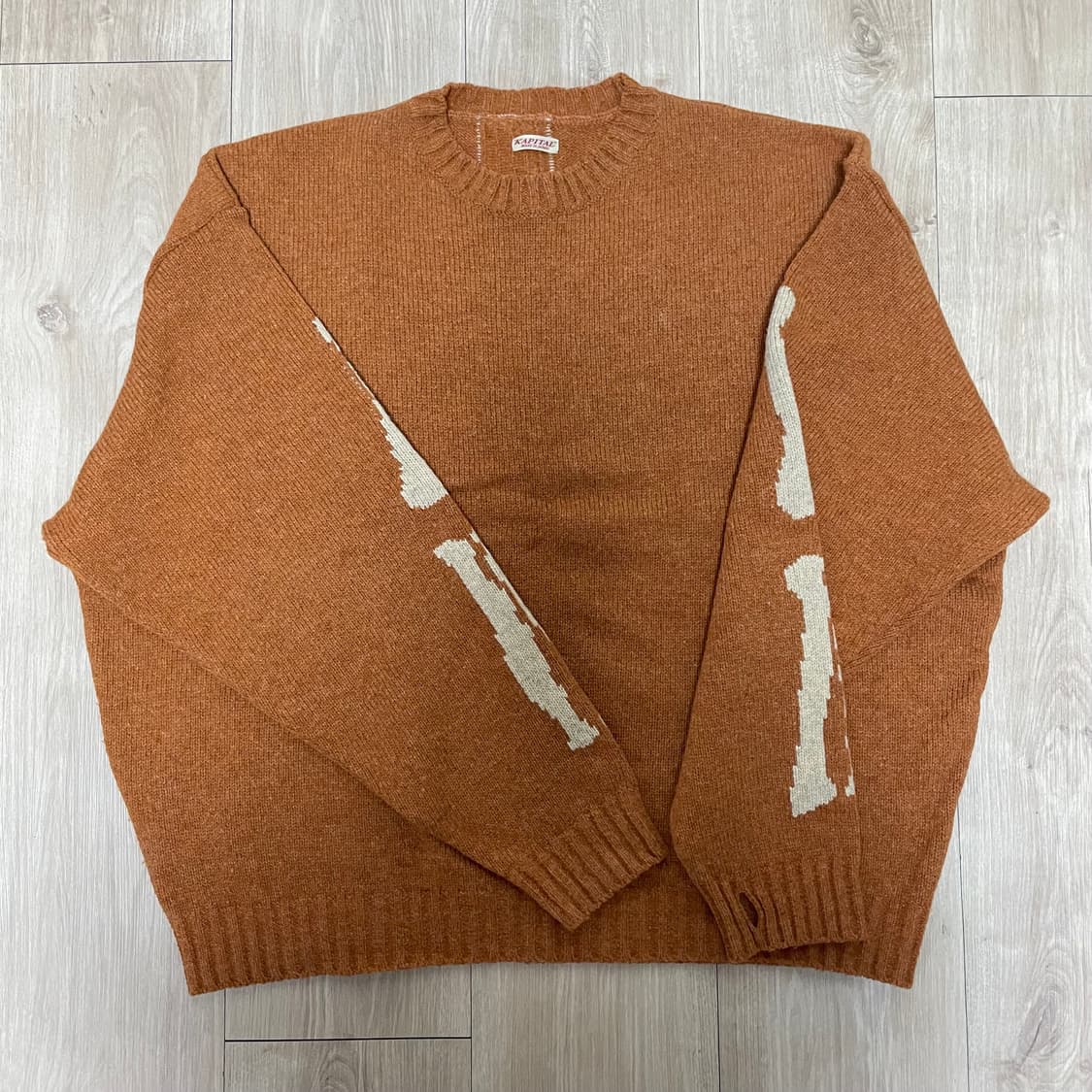 캐피탈 본 니트 오렌지 3사이즈 상품이미지2