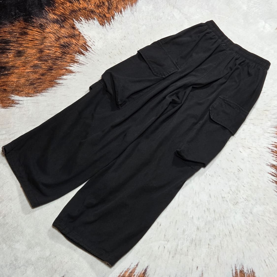 블랙 카고 벌룬 팬츠 상품이미지4