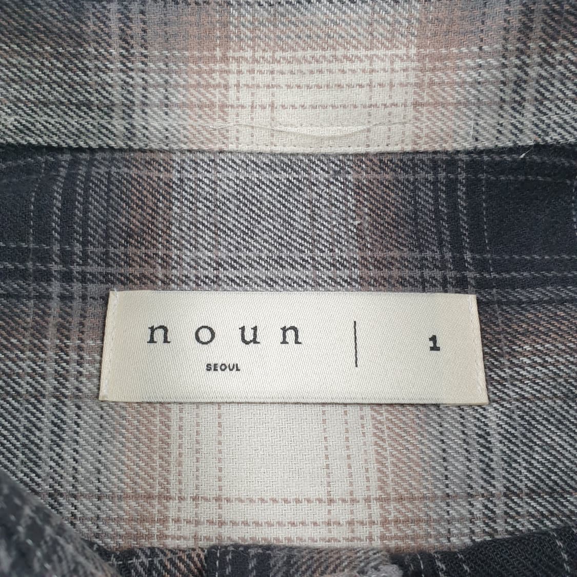 NOUN 체크 플란넬 셔츠 상품이미지2