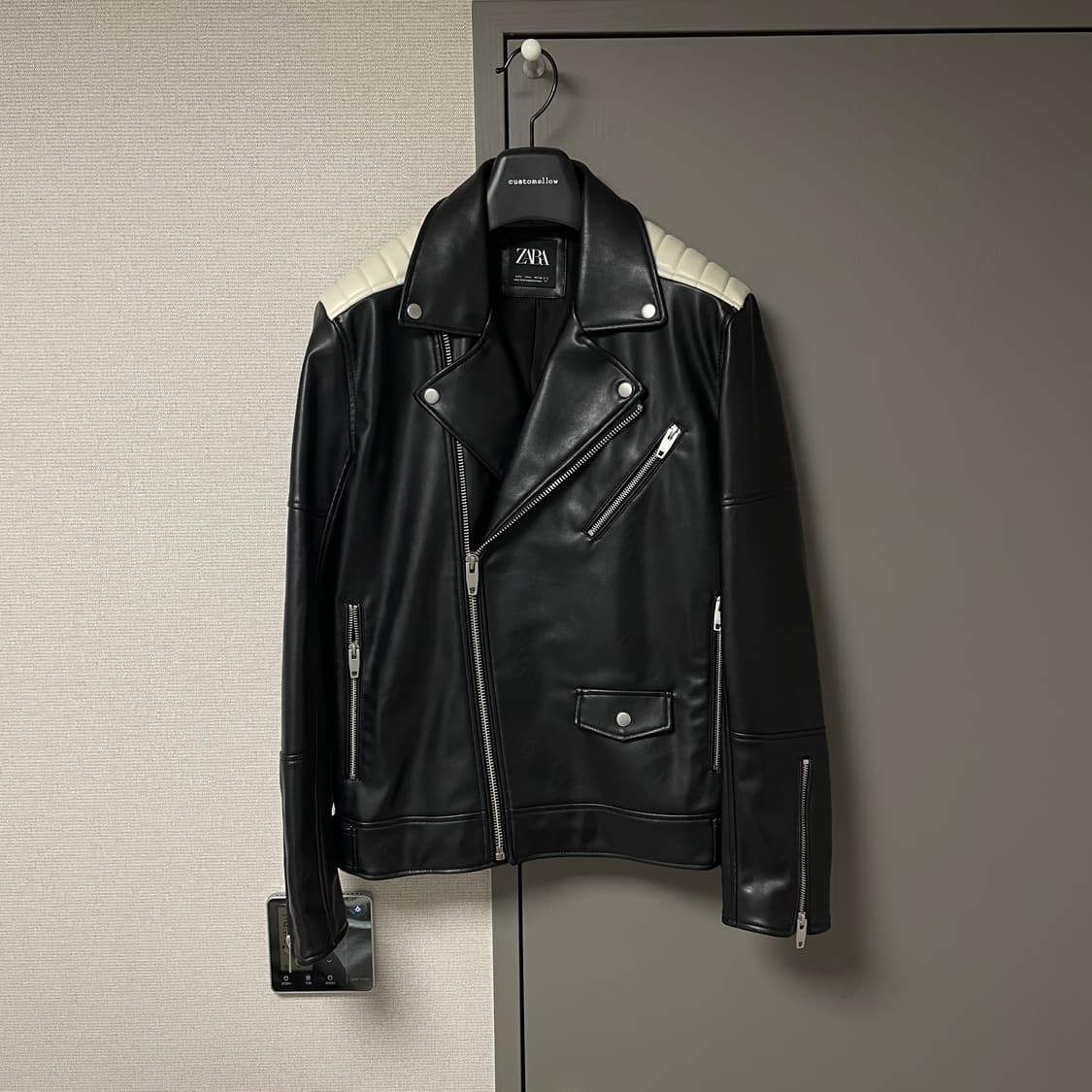 자라 바이커 라이더 자켓 가죽 자켓 상품이미지2
