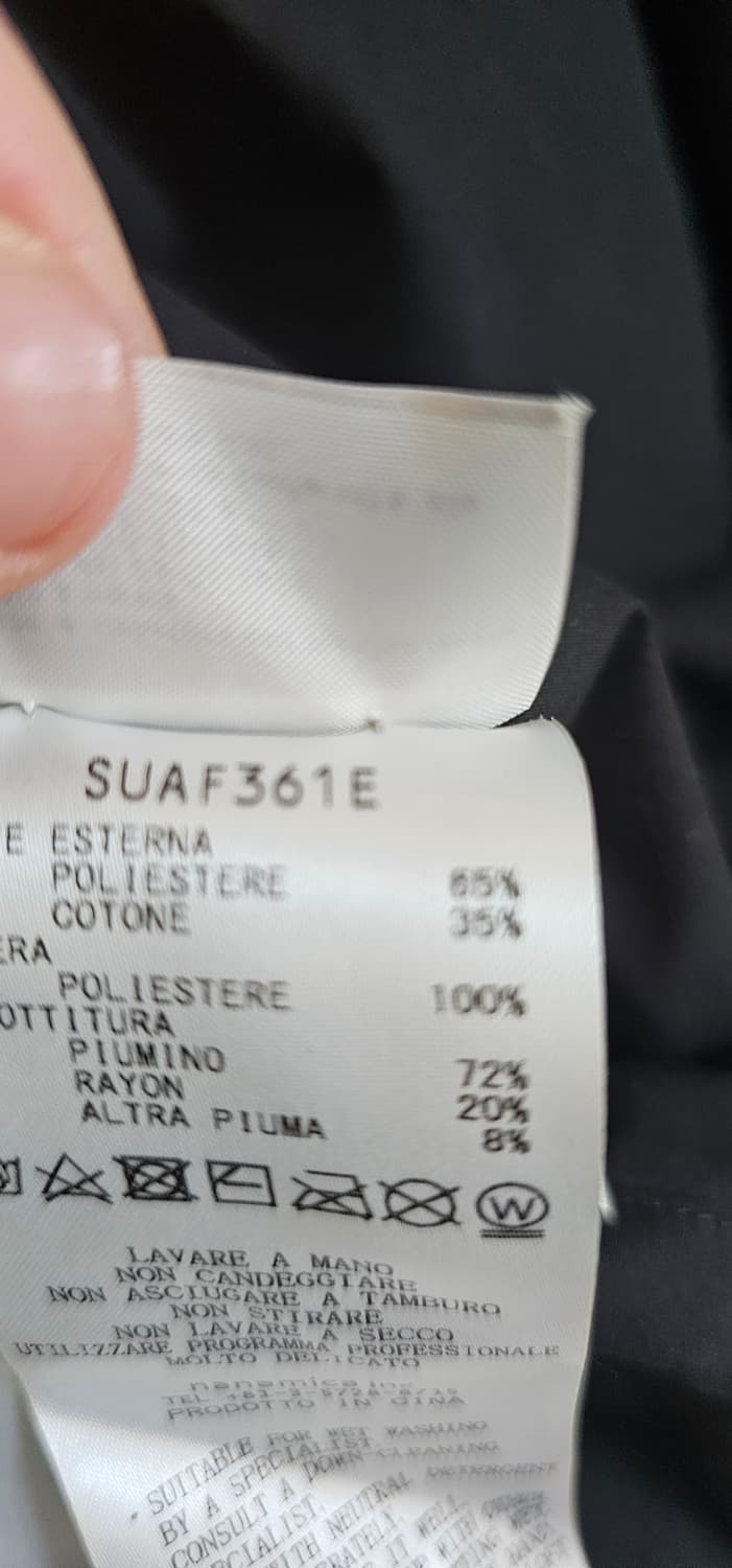 나나미카 리버시블 다운 가디건 블랙 상품이미지6