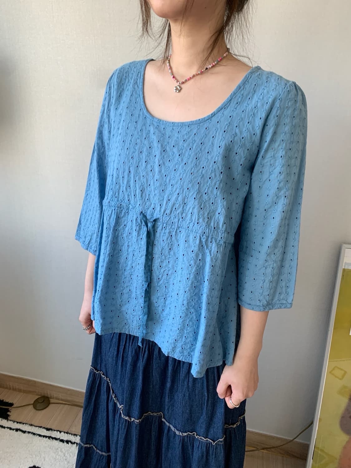 sarah blue tunic 상품이미지2