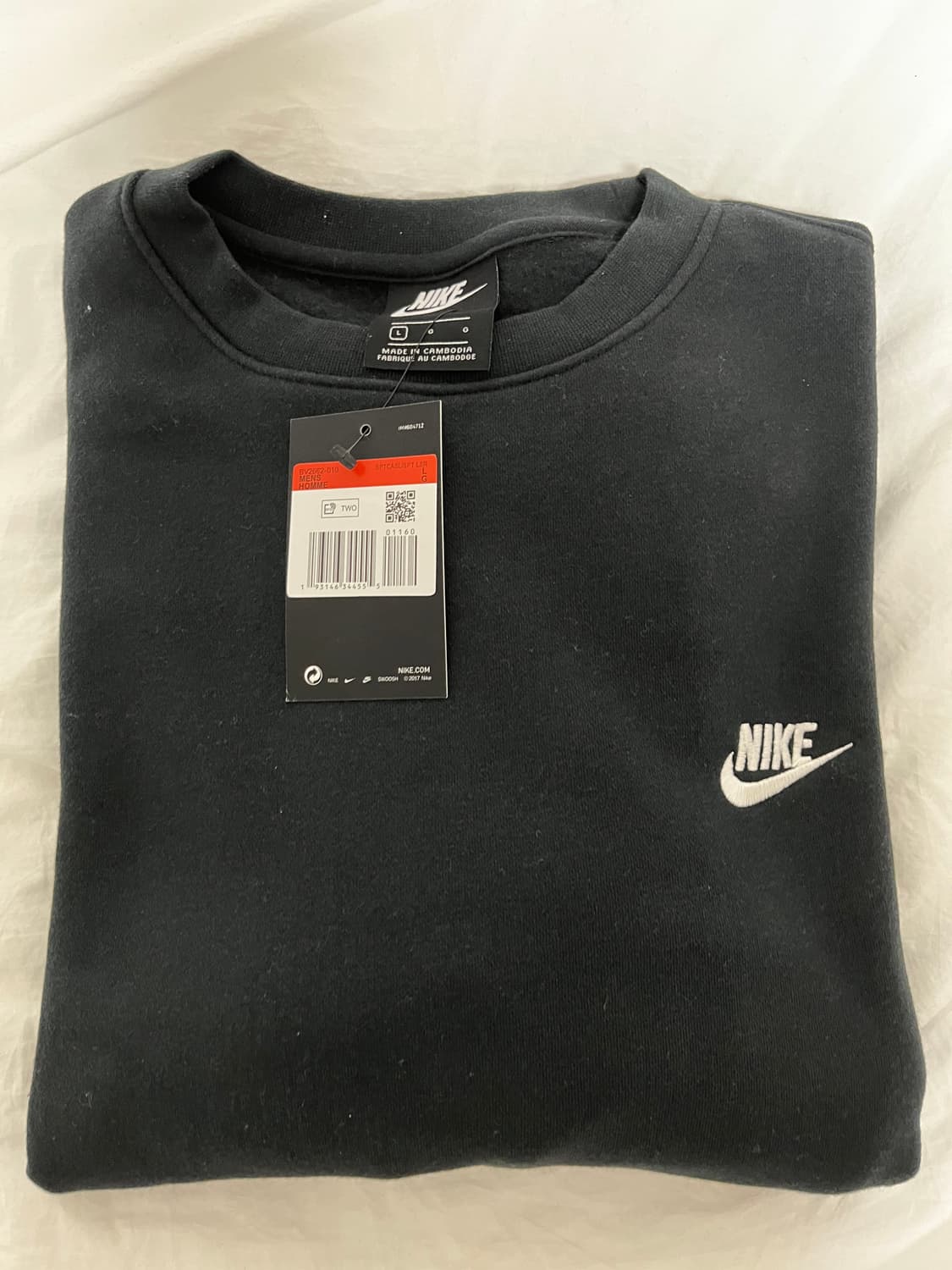 나이키 자수 기모 맨투맨 상품이미지6