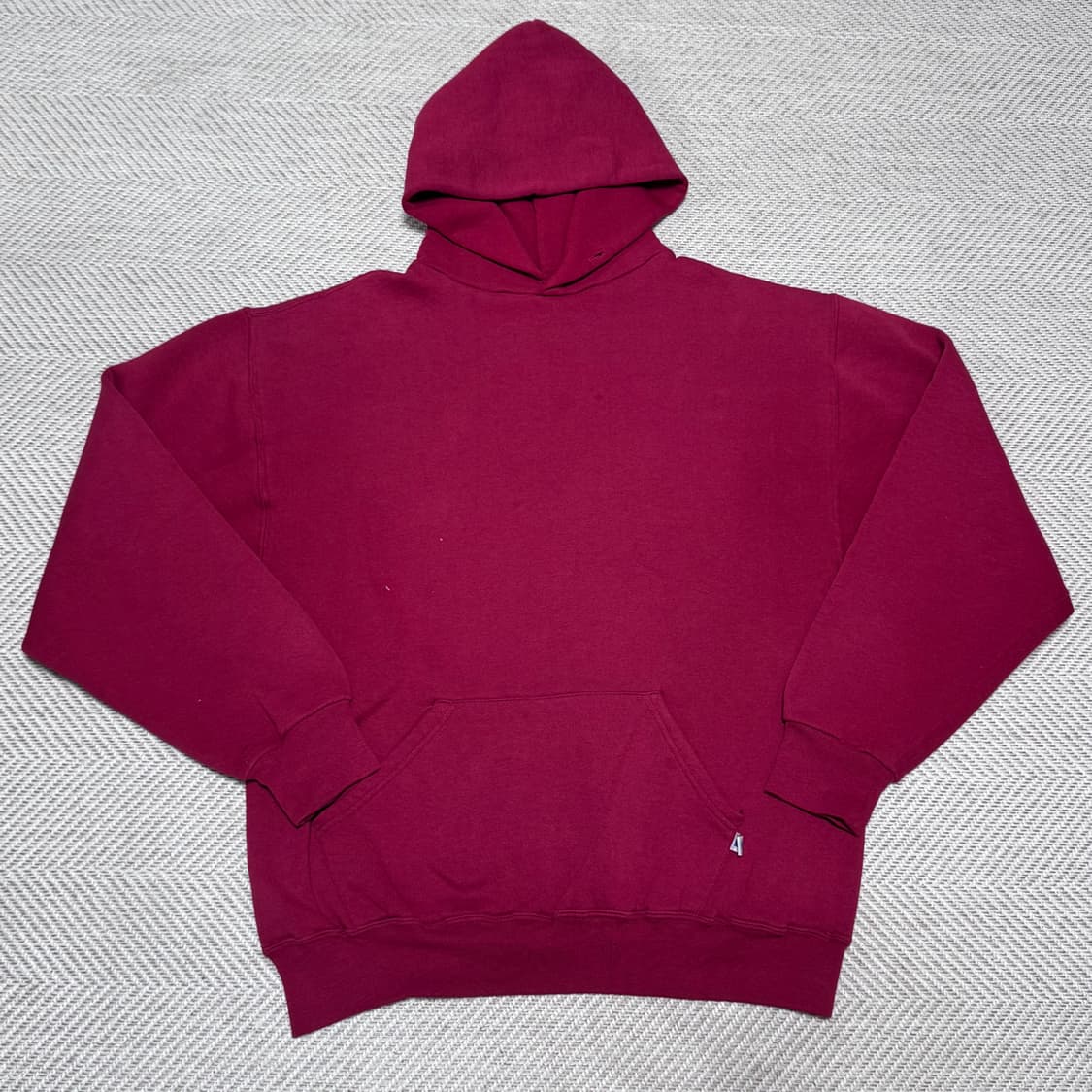 (L) 00s 빈티지 러셀 애슬레틱 레드 후드 상품이미지1