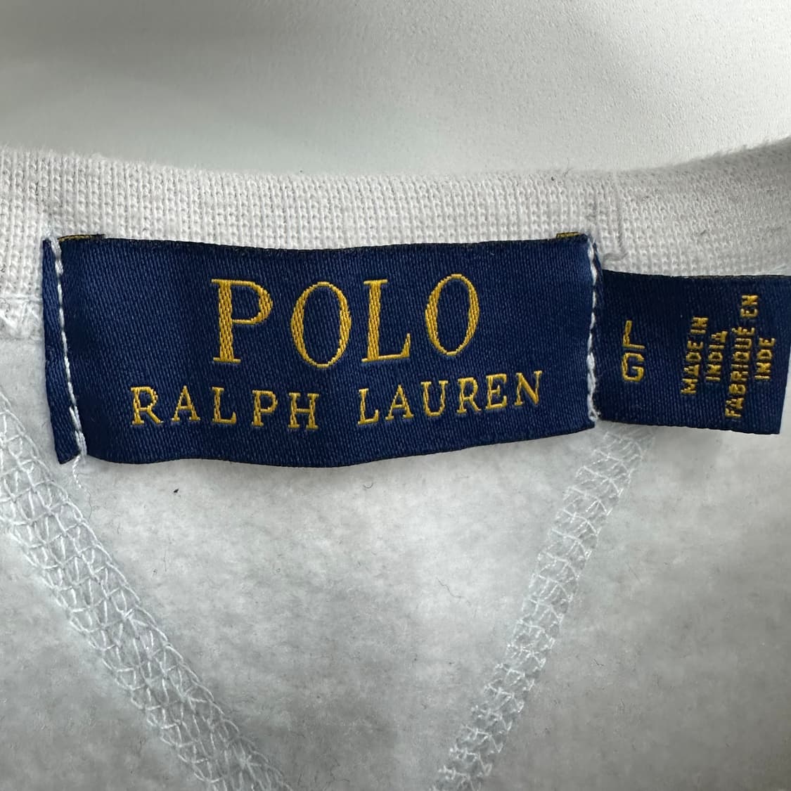 100 폴로 랄프로렌 남자 루즈핏 숏 기모 맨투맨 상품이미지3