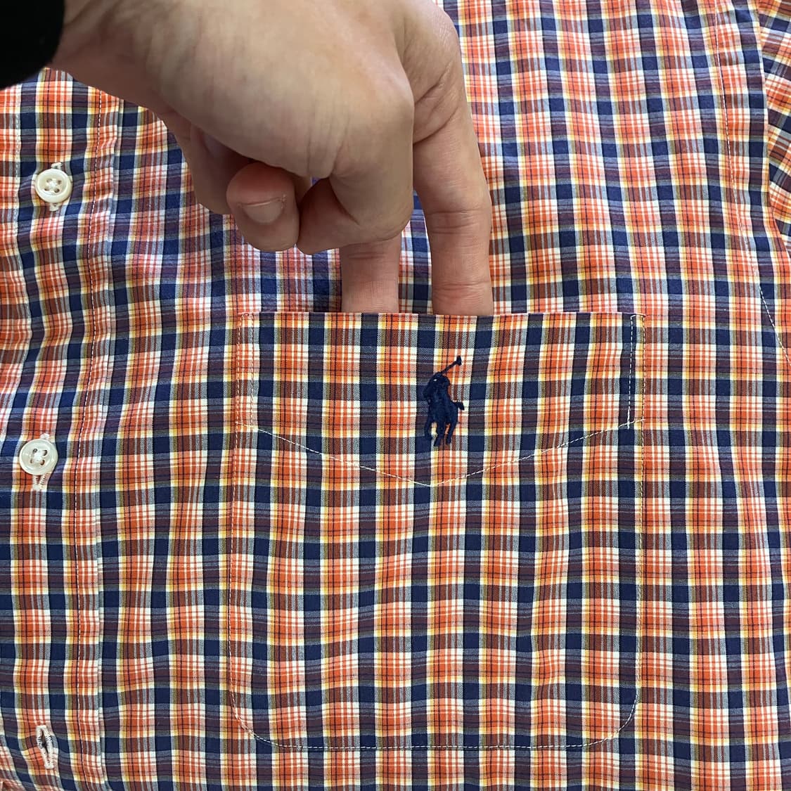 N288 폴로 체크 크롭 반팔셔츠 상품이미지1