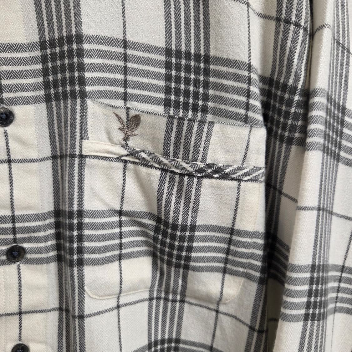 Lyle&Scott 라일앤스콧 플란넬 체크 셔츠 L(100) 미사용 상품이미지4