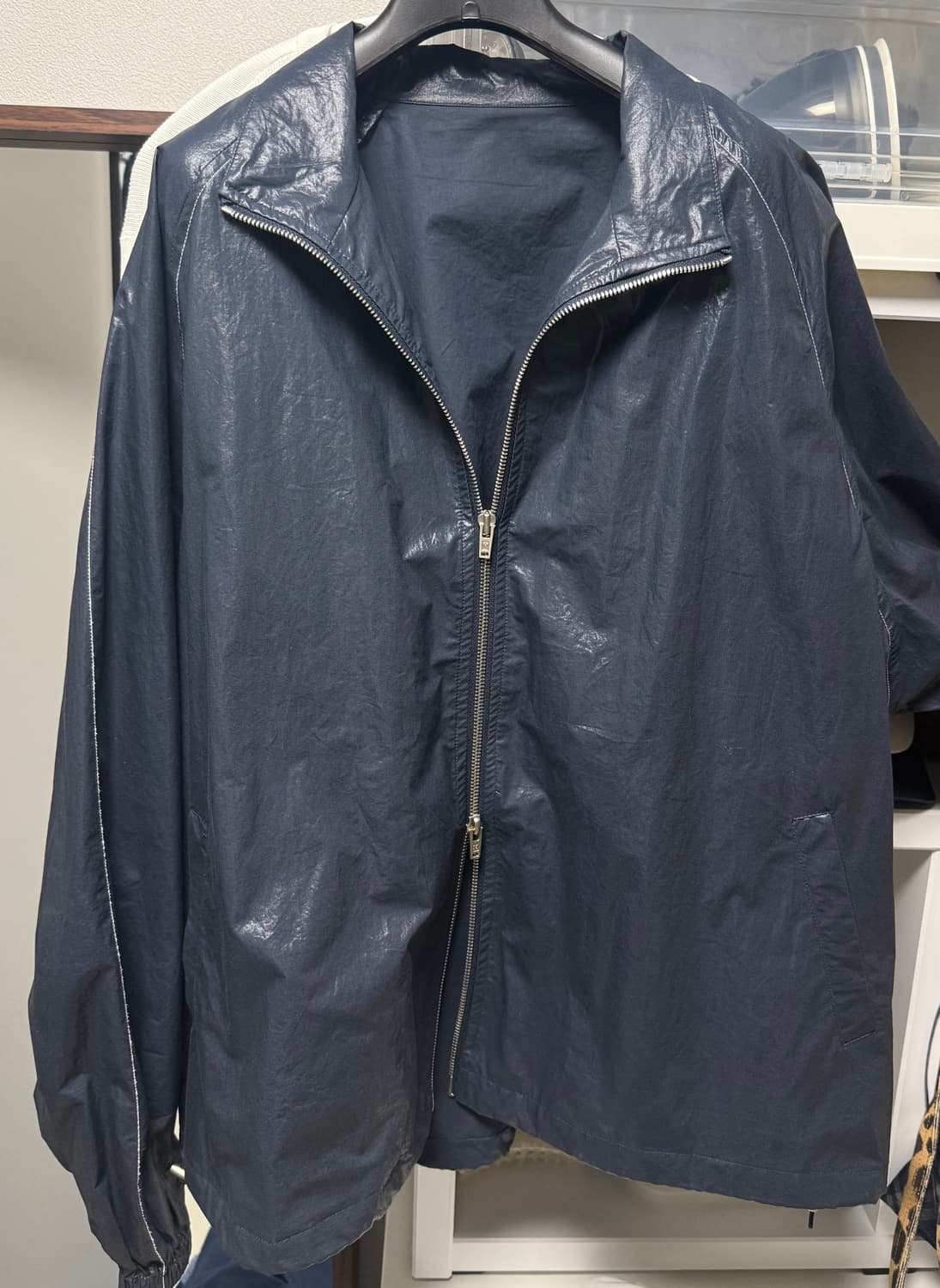 마뗑킴 바람막이 MATIN KIM LOGO COATING JUMPER 상품이미지9