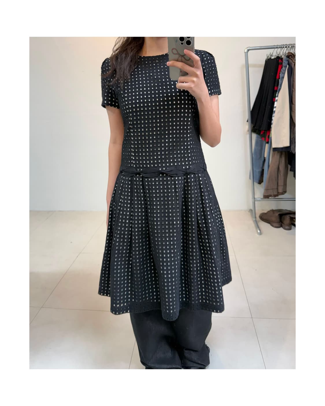 빈티지 펀칭 원피스 상품이미지6