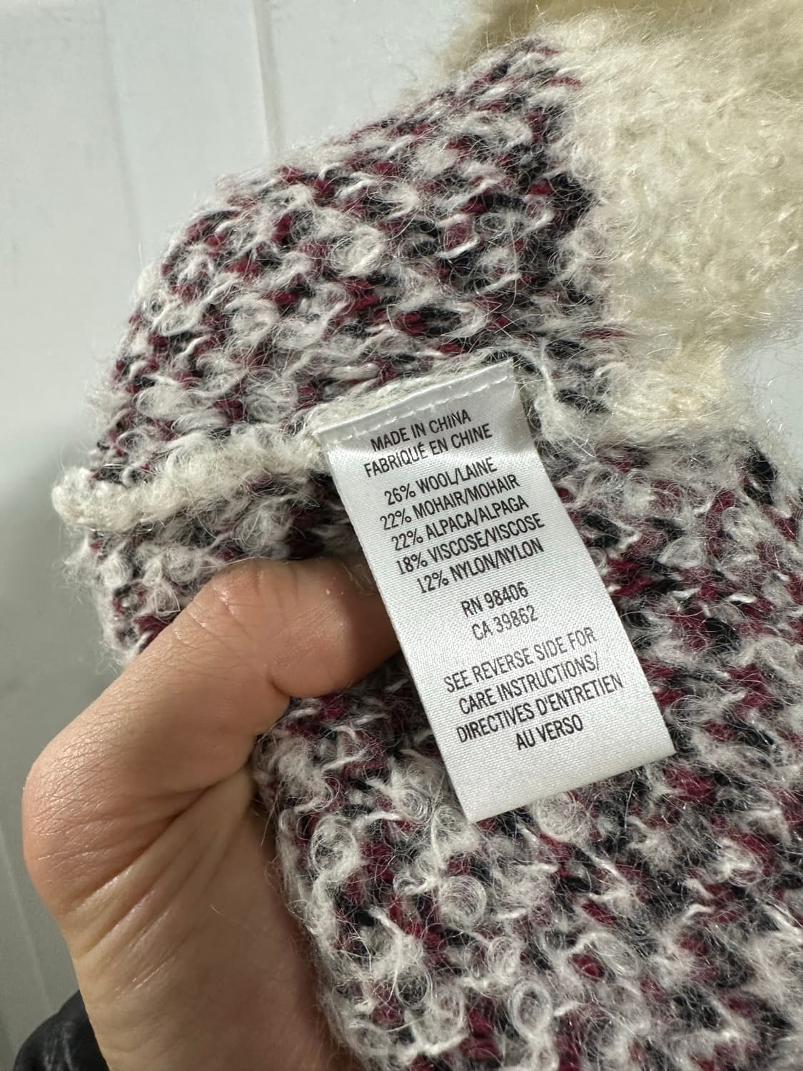 띠어리 모헤어 니트 상품이미지4