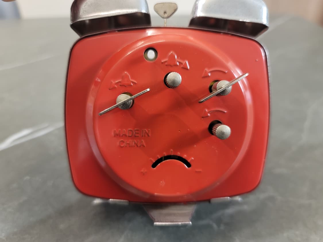 빈티지 태엽 탁상시계 상품이미지5