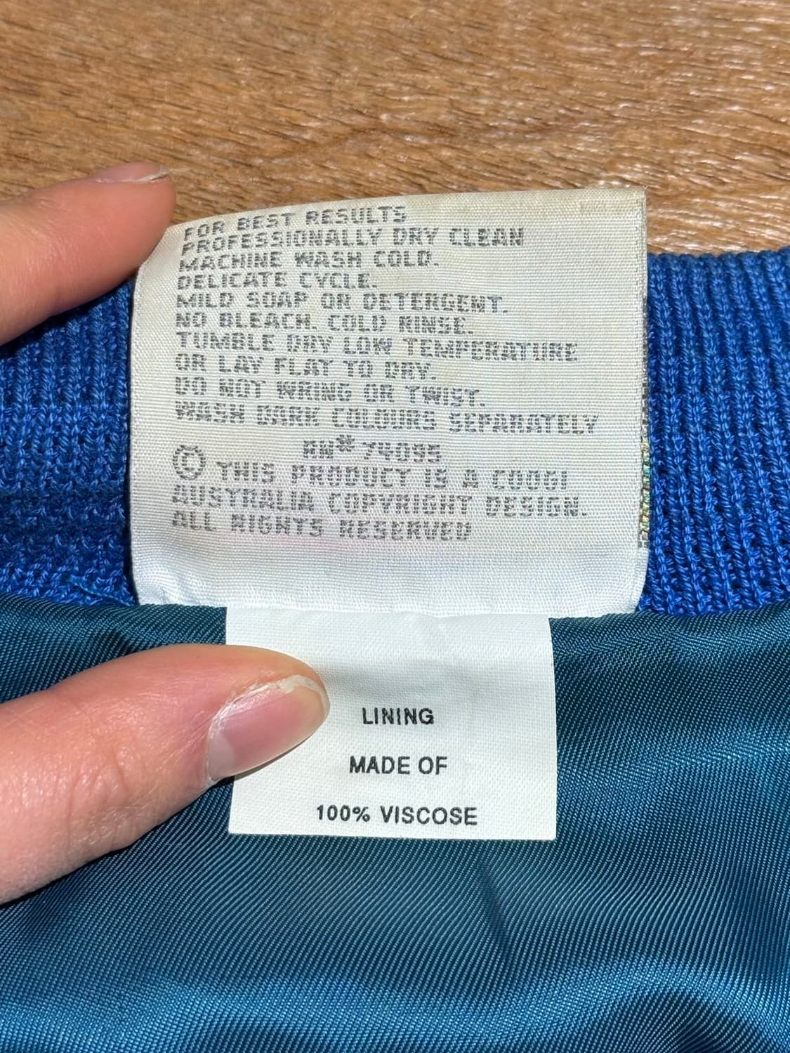 쿠지 멀티컬러 3d 케이블 니트 집업 상품이미지8