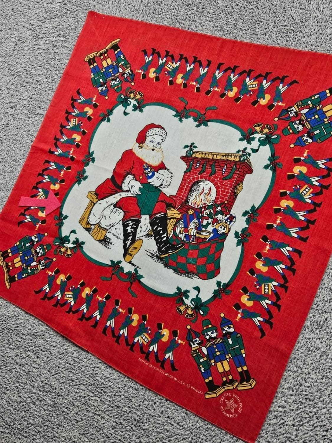 USA 산타클로스 반다나 ( 54X54 ) / 11857 상품이미지2
