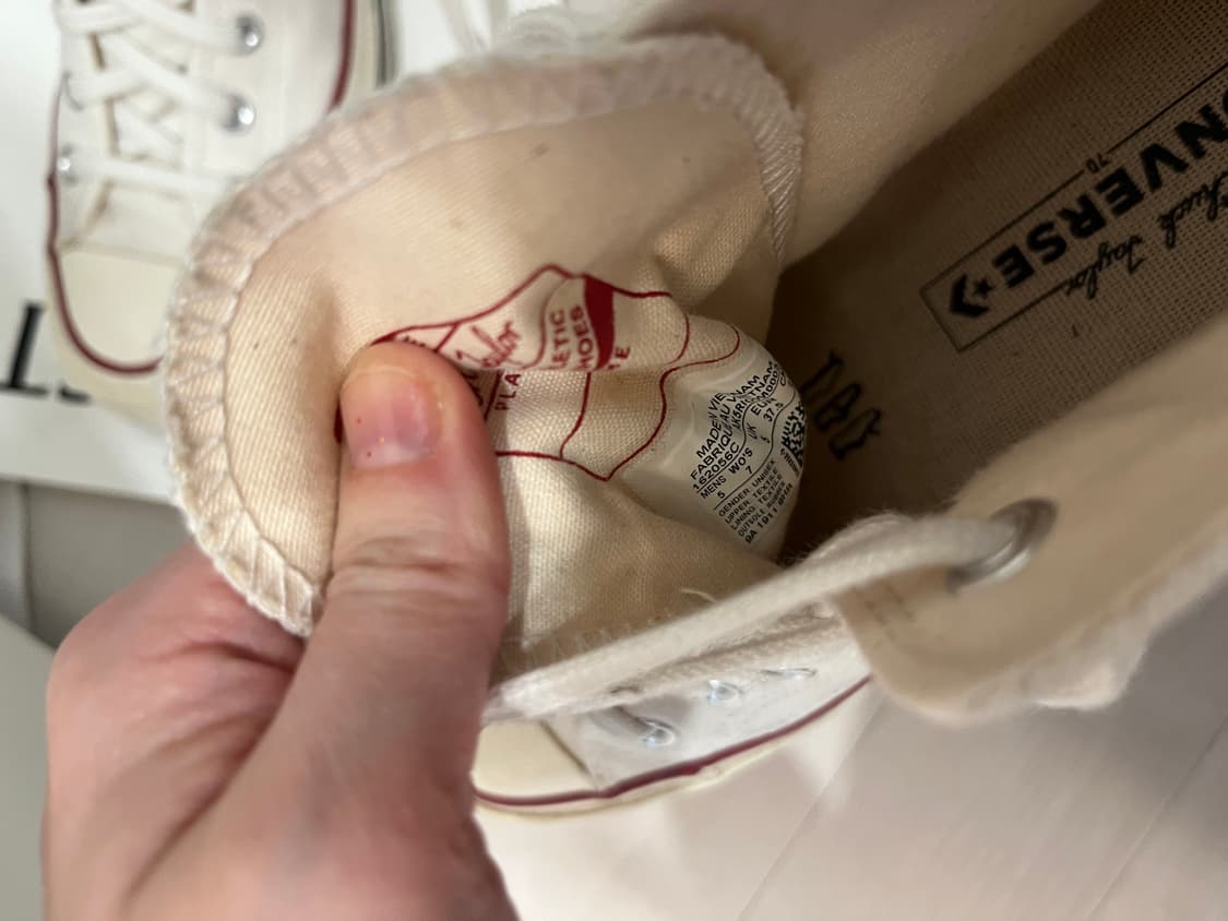 (235) 컨버스 척테일러 올스타 1970s 하이 화이트 상품이미지4