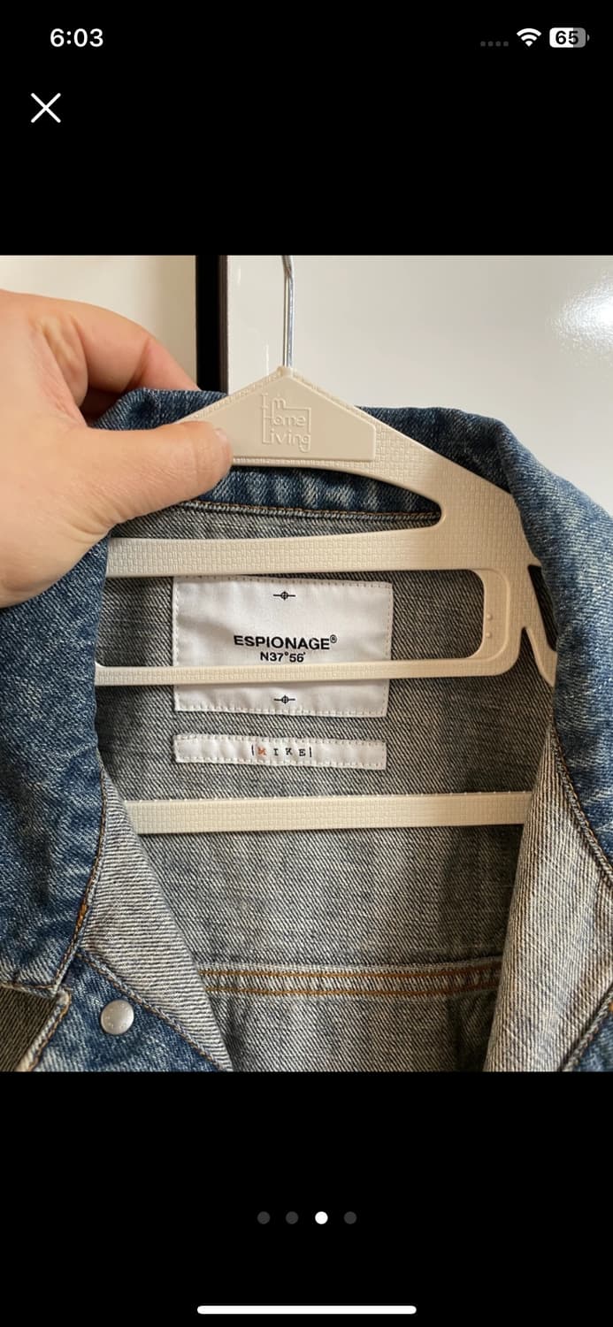 에스피오나지 위싱 데님 자켓M 상품이미지3