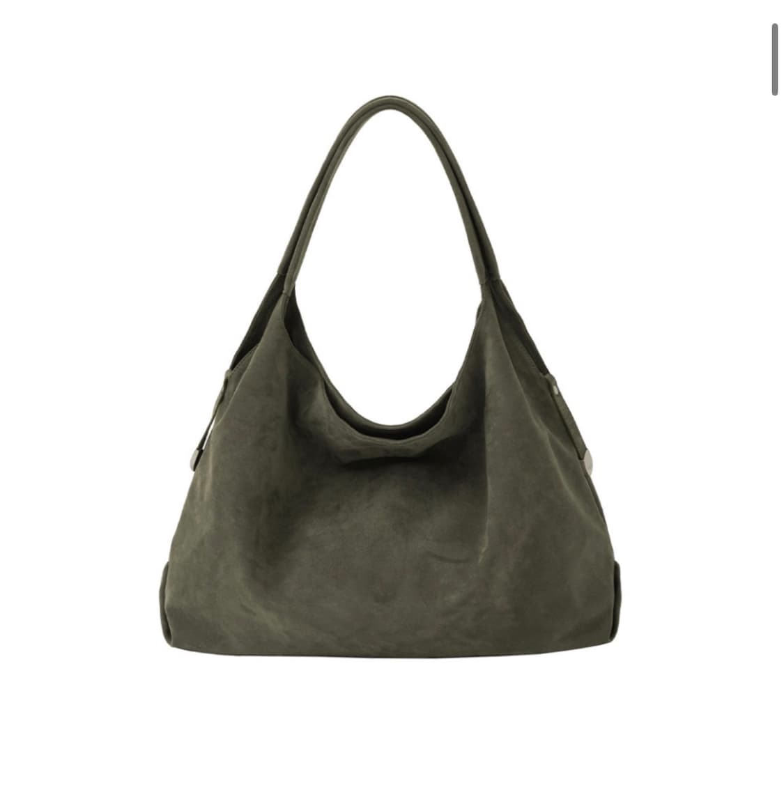샌드뮤지엄 CACTUS HOBO BAG [Suede Olive] 상품이미지2