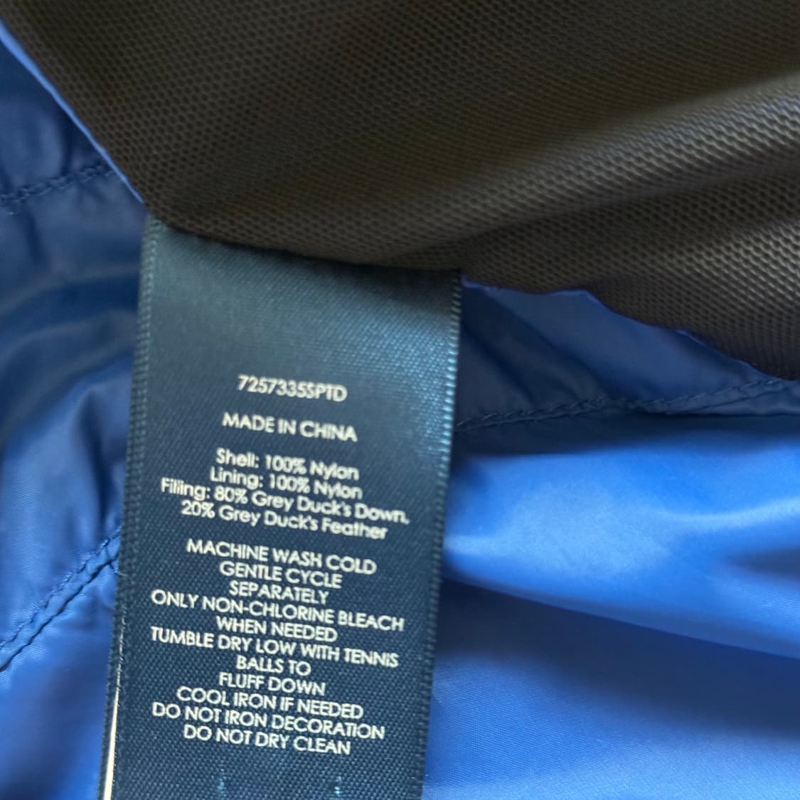 폴로 랄프로렌 빅포니 패딩 네이비 상품이미지5