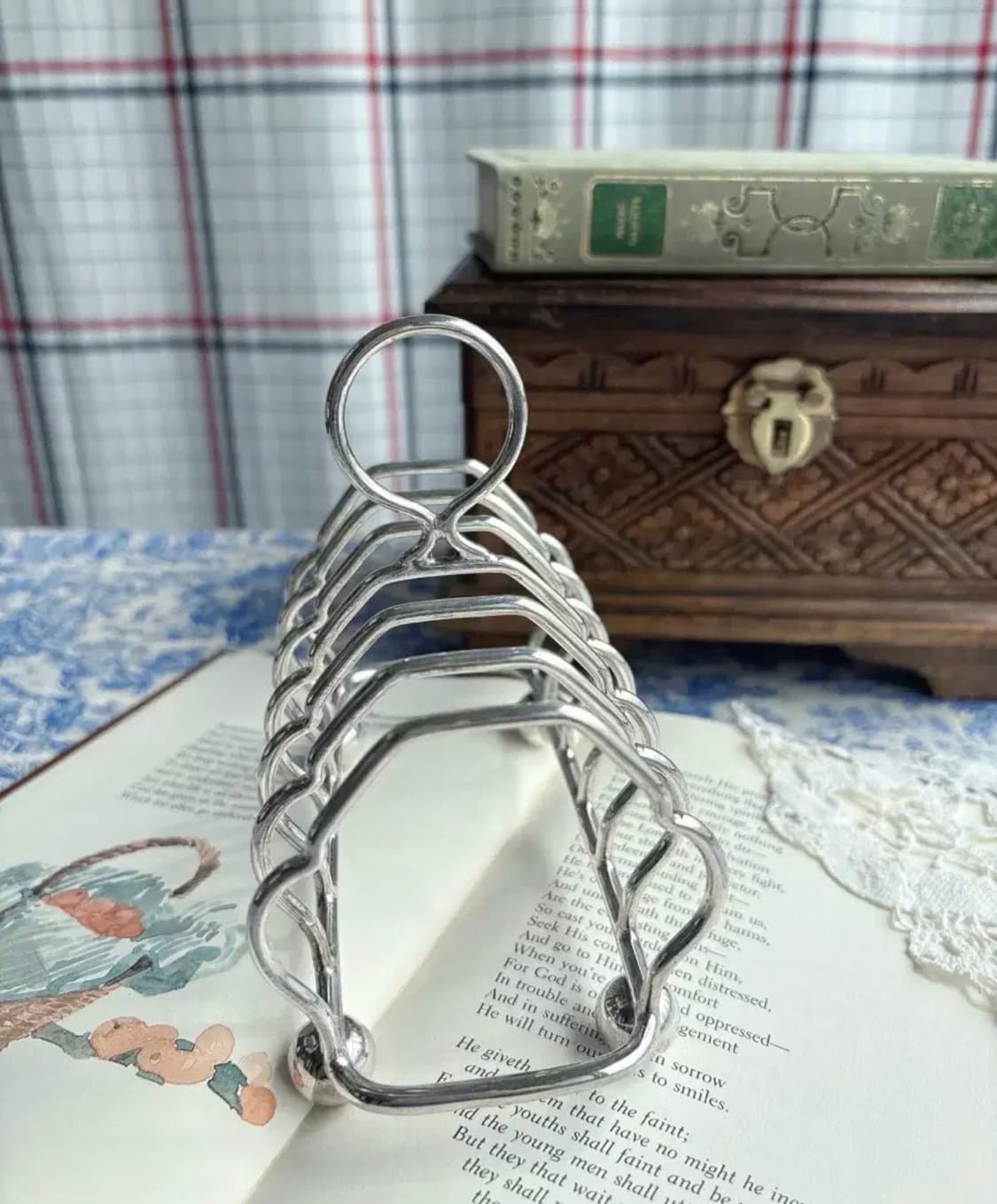 앤틱 실버플레이트 토스트랙 상품이미지7