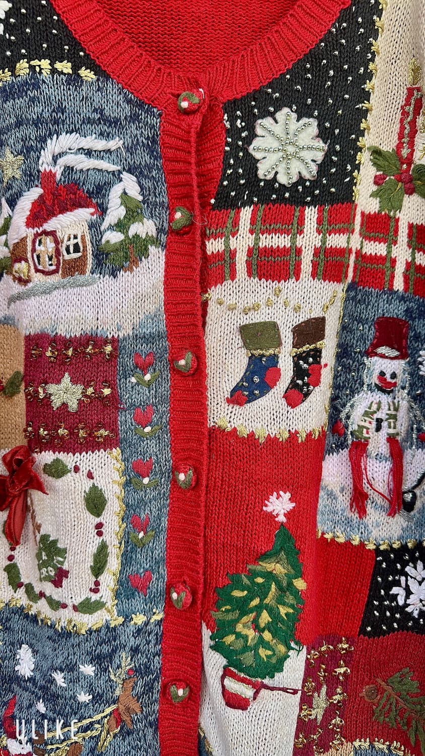  홀리데이(크리스마스) 가디건 상품이미지2