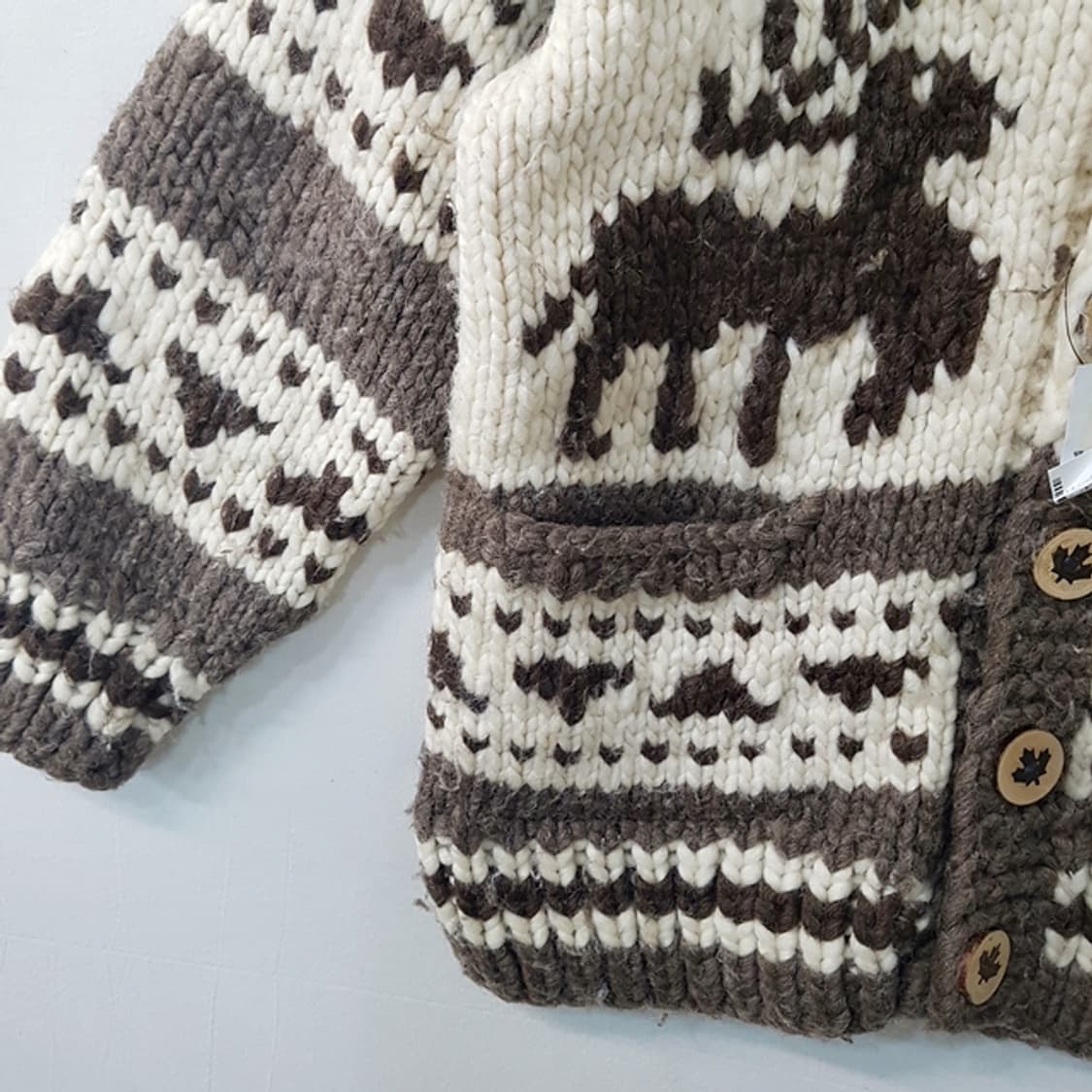 KANATA 코위찬 헤비 울 니트 자켓 상품이미지3