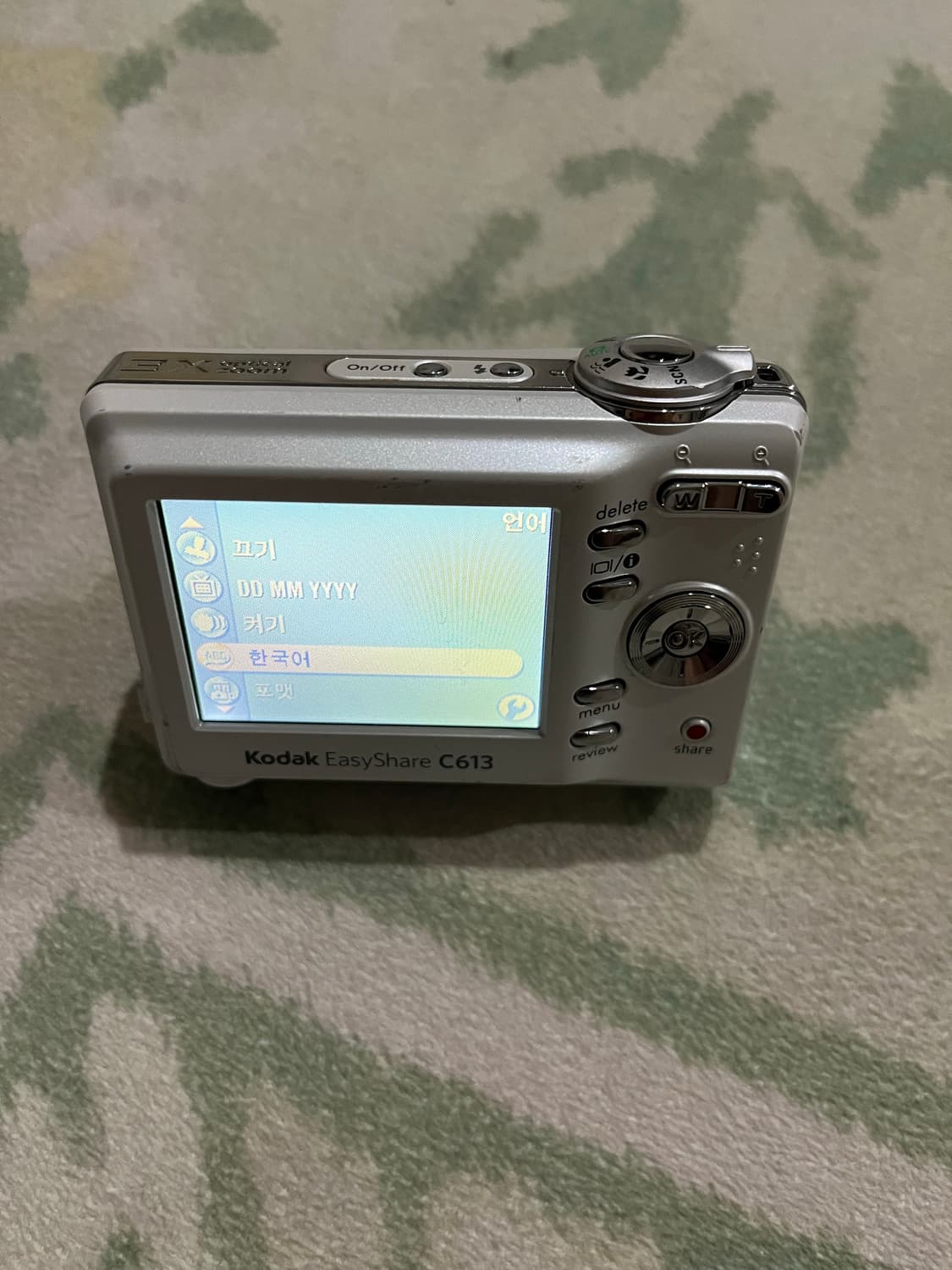 코닥 c613 펄화이트 빈티지 디카 카메라 카리나 상품이미지7