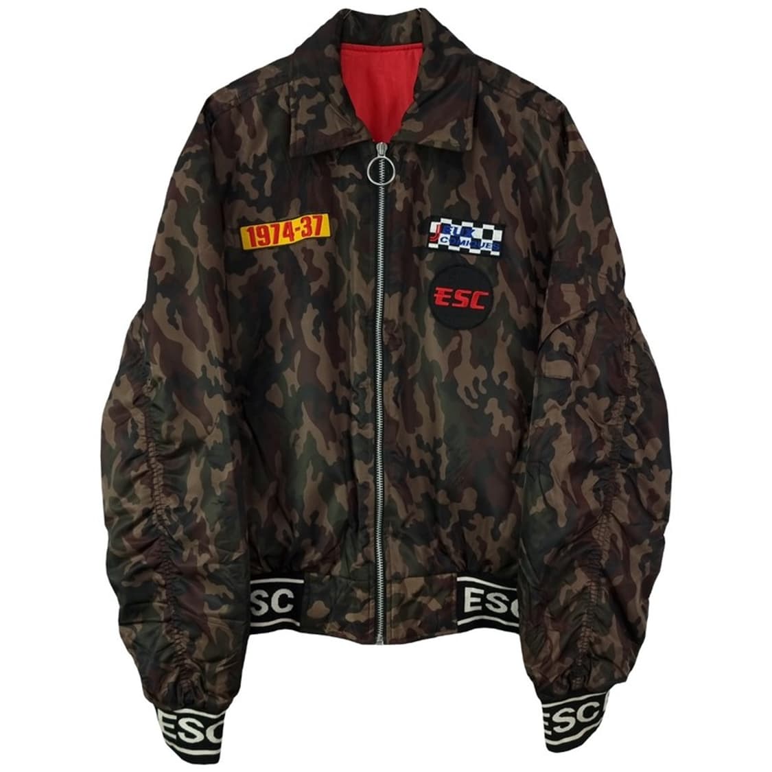 [ESC 스튜디오] 카모 패턴 집업 봄버 자켓 M19249 상품이미지2