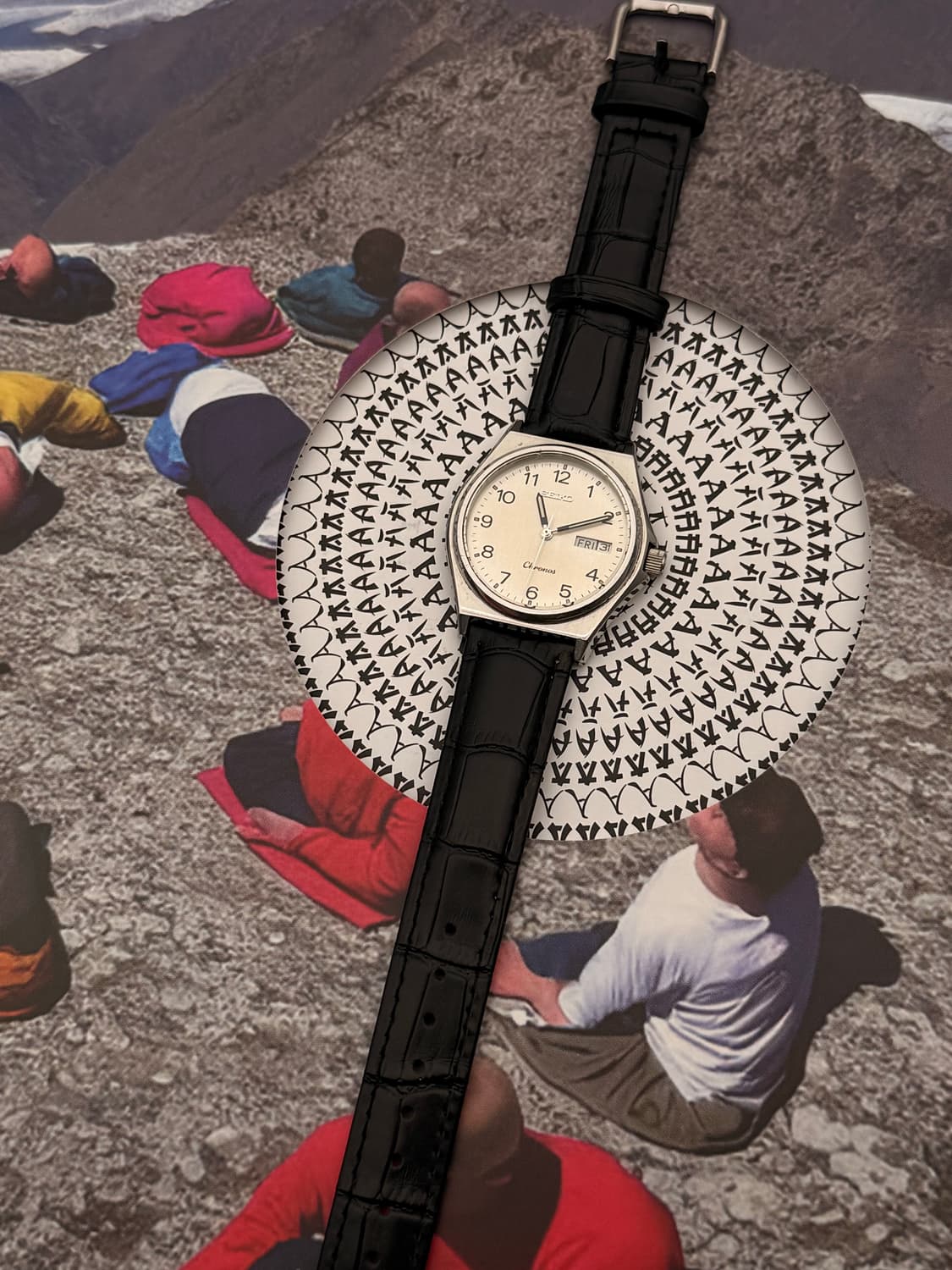 SEIKO 80s 빈티지 가죽 시계 상품이미지3