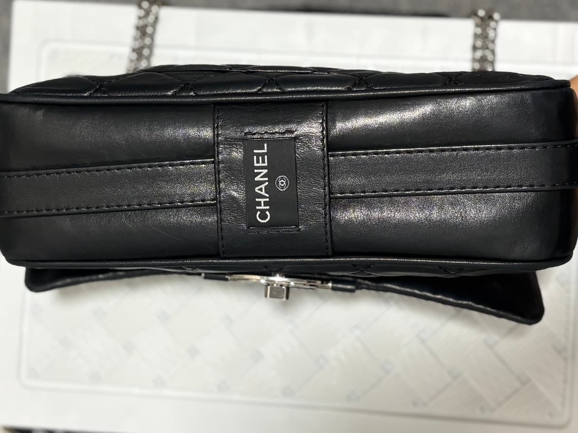 급처) 정품 샤넬 캐비어 램스킨 플랩 숄더백kk54006736 해 상품이미지3