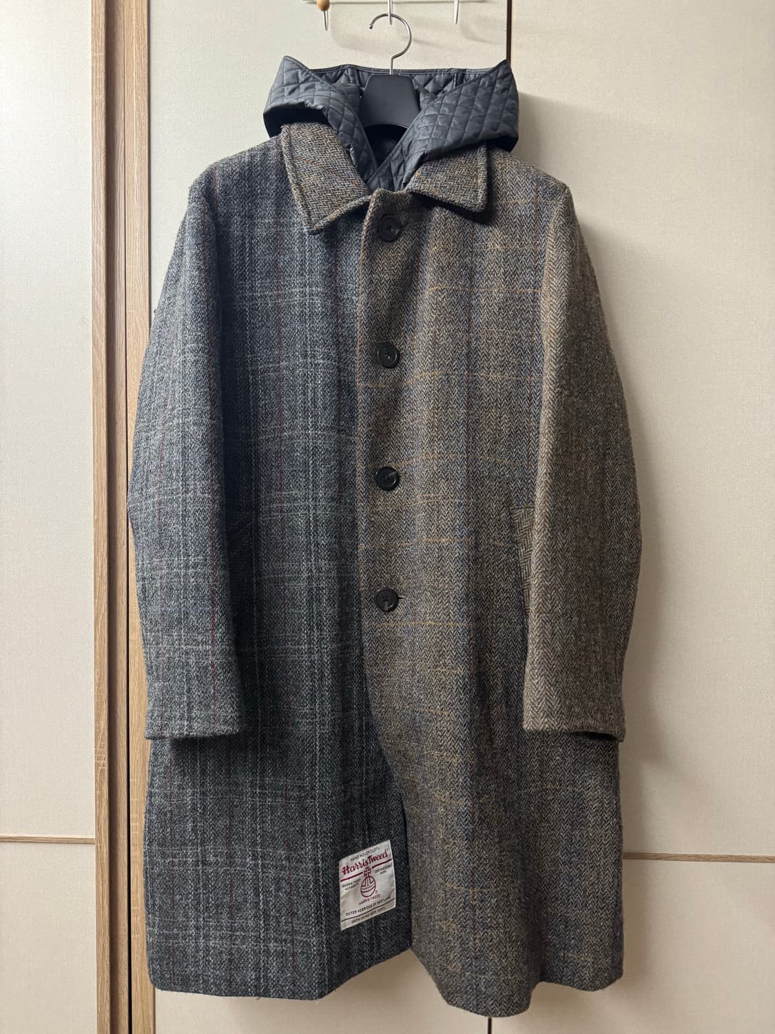 커스텀멜로우 Harris Tweed 코트 상품이미지1