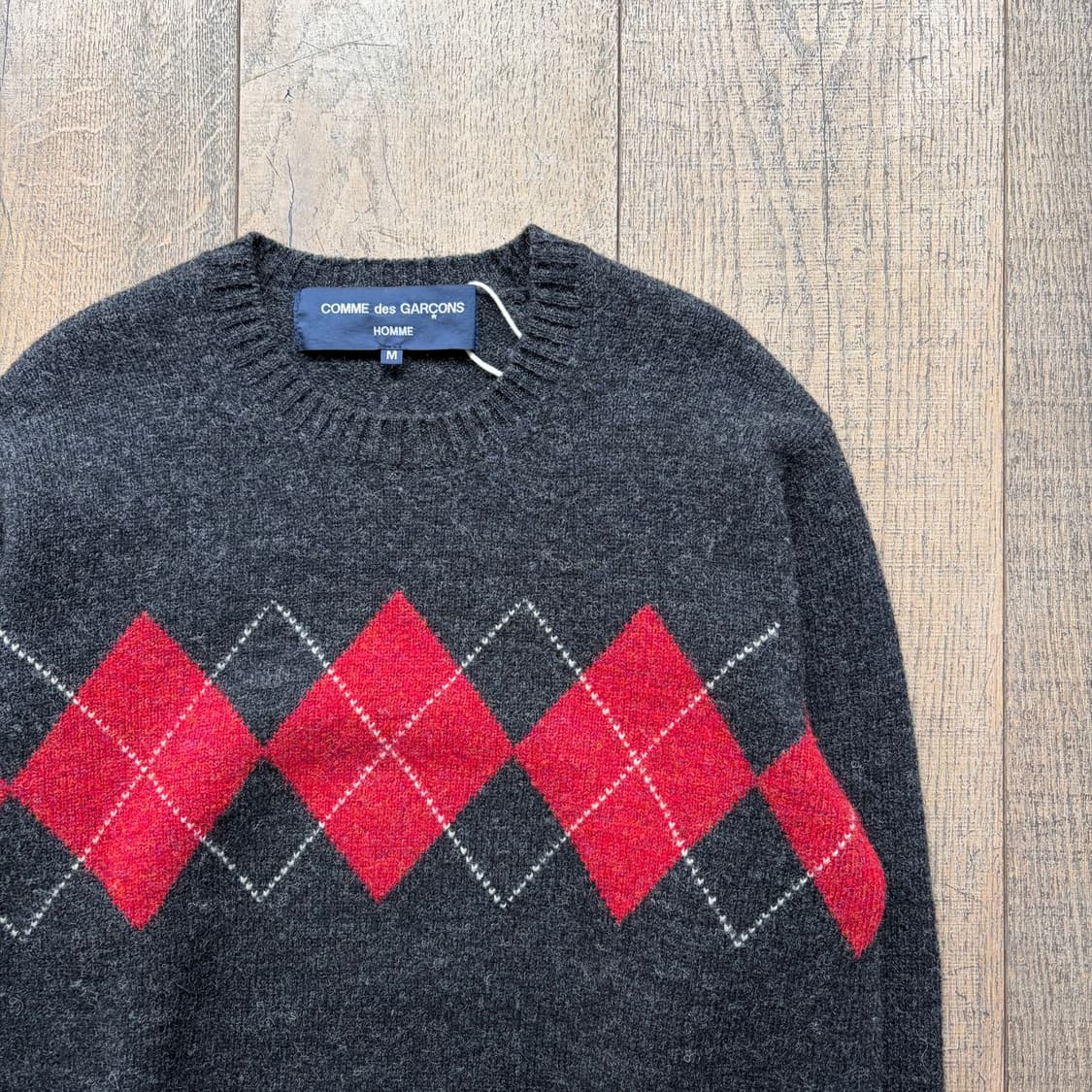 Argyle Pattern Wool Knit 상품이미지3