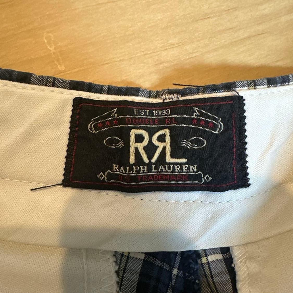 RRL 더블알엘 타탄체크 패턴 코튼 쇼츠 상품이미지6