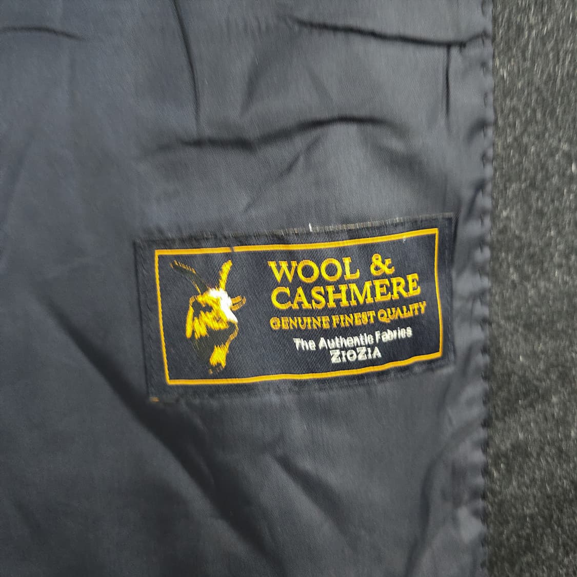 지오지아(ZIOZIA) 울 캐시미어 혼방 싱글 코트 105 상품이미지5