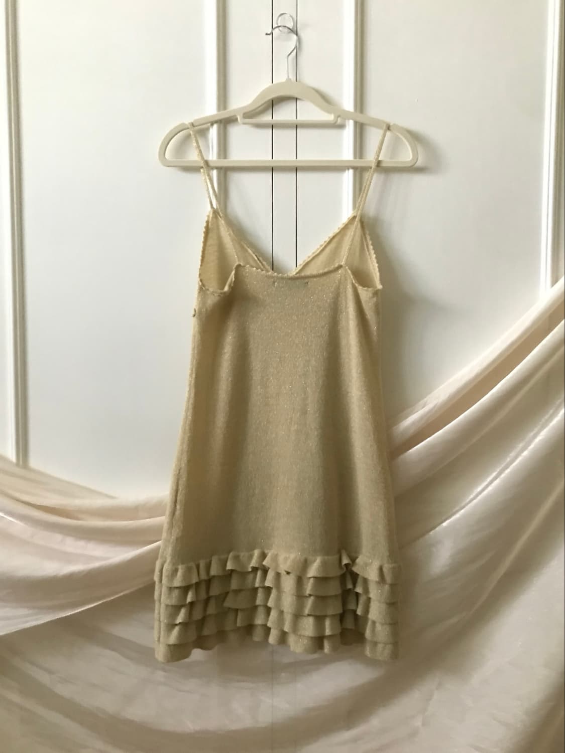 Champagne sleveless dress 상품이미지6