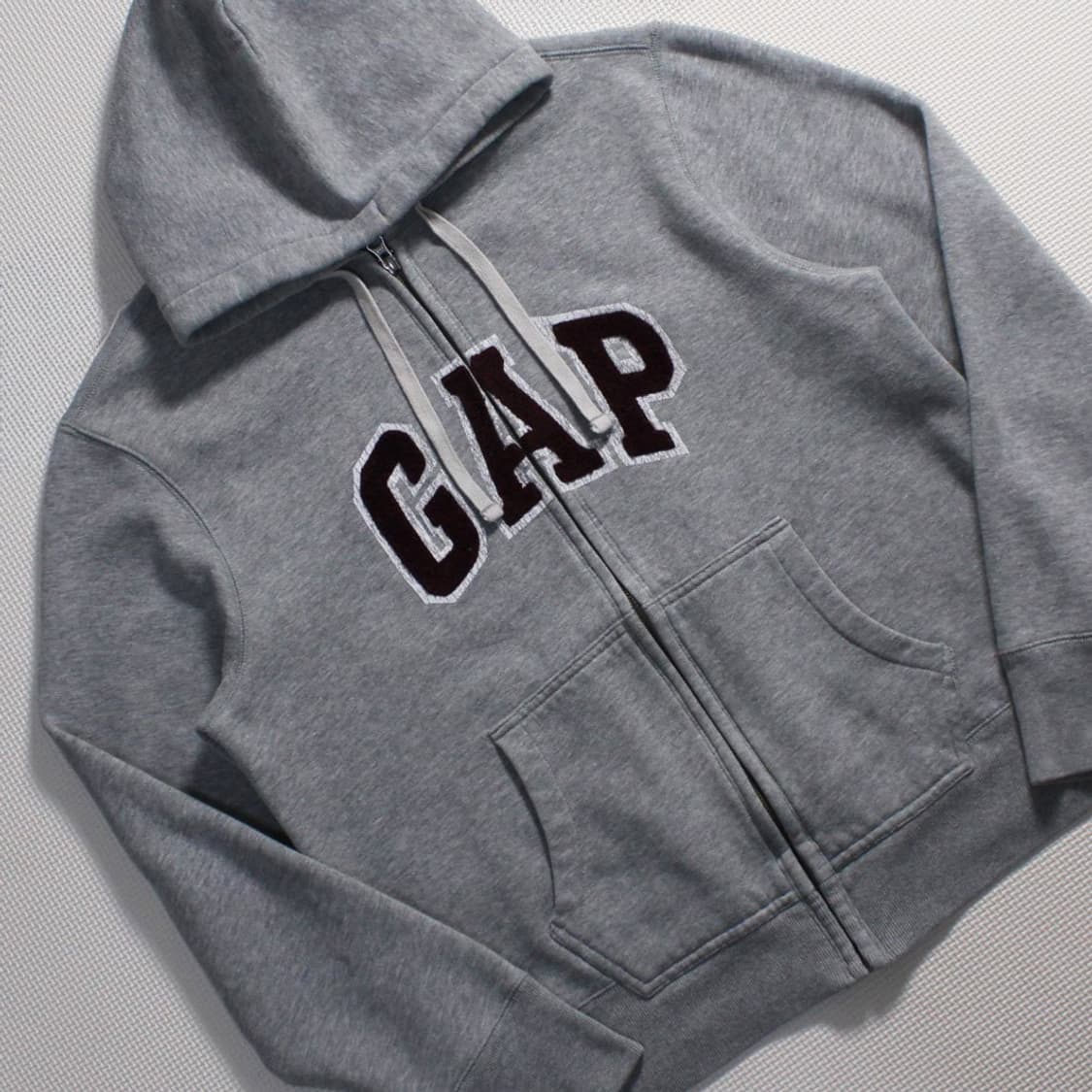 GAP 갭 그레이 기모 후드집업 상품이미지2