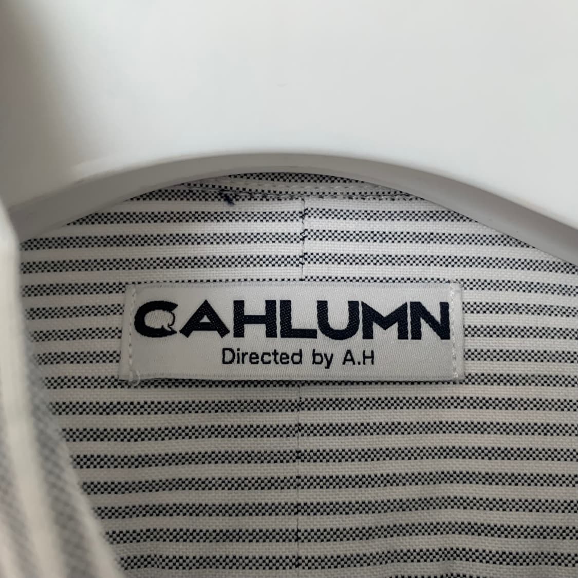 Cahlumn 카우람 매거진 스트라이프 셔츠 오버사이즈 M 프릭스스토어  상품이미지7